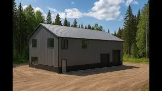 Dream 40x60 Gable Roof Barndominium Kit: Hurricane-Proof & Fire-Resistant!