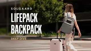 Solgaard Lifepack - The Solar-Powered and Anti-Theft Backpack, perfected