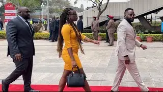 MUDAVADI’S DAUGHTER MARYANNE AND BROTHERS ARRIVES AT PRESIDENT RUTO INAUGURATION | MUDAVADI’S FAMILY