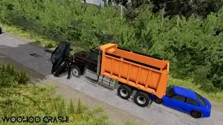 Village Truck vs Car Crash  - BeamNG.drive Crash Testing Real Car Mods Episode 8