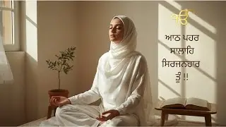 ਆਠ ਪਹਰ ਸਾਲਾਹਿ ਸਿਰਜਨਹਾਰ ਤੂੰ ॥ Aath Pehar Saalaahi Punjabi , English Lyrics & Meaning | Gurbani |