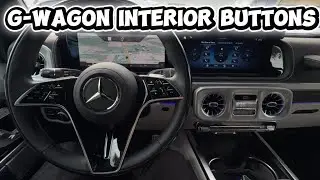 New Mercedes G-Wagon Interior Buttons Tutorial | Full G-Class Feature Walkthrough