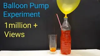 Balloon pump easy Science Experiment up expert