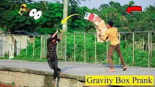 Empty Box Dropping Prank On Public | Falling Box Prank 2022 Having Fun With Old Man - So Funny Prank