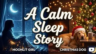 The Moonlit Girl & Her Christmas Dog: A Calm Sleep Story