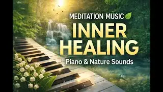 Meditation Music with Piano & Nature Sounds 🌿 Inner Healing, Deep Relaxation & Peace