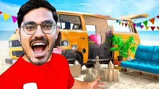 Making a Luxury 5 Star Room in Our Bus   बस को बना दिया लग्जरी रूम