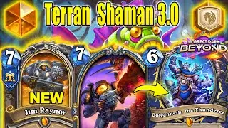 82% Winrate Terran Shaman 3.0 Deck After Nerfs Patch At The Great Dark Beyond Mini-Set | Hearthstone