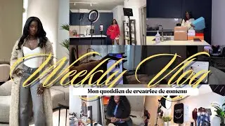 WEEKLY VLOG | Mon quotidien de créatrice de contenu à Montréal | Maguie