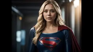 Elizabeth Olsen as Supergirl: A Superheroic Odyssey | DC Comics Fashion