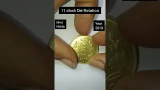 5 Rupees Die Rotation error coin #shorts