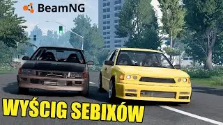 WYŚCIGI SEBASTIANÓW W POLSKIM MIEŚCIE w BEAMNG.DRIVE 