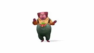 Cartoon Pig iAvatar 3D Character for Iclone 8
