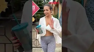 Malaika Arora keeps Hydration on point as spotted Post-Yoga session😎 #malaikaarora #shorts