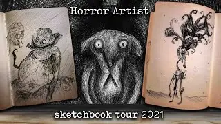 Horror Artist Sketchbook tour 2021