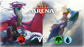 RED DRAGONS VS SIMIC CONTROL | MTG Arena Historic