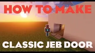How To Make Classic Jeb Door in Minecraft