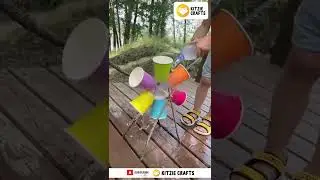 DIY How To Make Paper Cup Water Turbine 👌 | Making Water Turbine Simple | #waterturbine #turbine