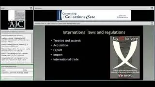 C2CC Introduction to Legal Issues in Collections Management