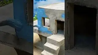 Mini Brick Stilt House Construction &ndash; Part 2 (Final Build) | ASMR Satisfying