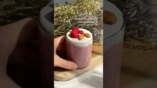 Chia pudding without the wait⏱️ Raspberry edition🍓 recipe below⤵️