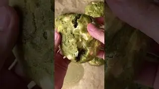 Matcha White Chocolate Cookie 🍵🍪 #matchacookies #matchawhitechocolate #matcha #cookies