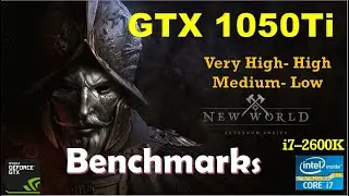 New World GTX 1050Ti - 1080p - All Settings - 900p | Performance Benchmarks