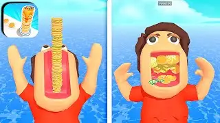 Pancake Run - All Levels Gameplay Walkthrough  iOS,Android Level L36K37D