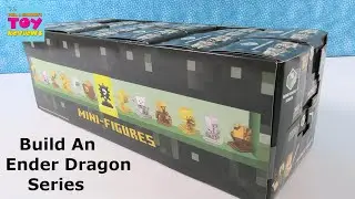Minecraft Series 16 Mini Figures Unboxing Build An Ender Dragon | PSToyReviews