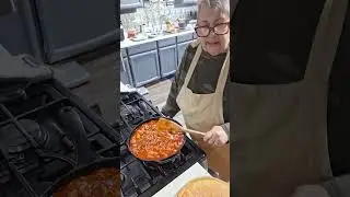 Cooking some Baked Rigatoni