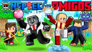 3 AMIGOS vs GEAR 5 no ONE PIECE AMIGOS no MINECRAFT