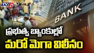 ప్రభుత్వ బ్యాంకుల మెగా విలీనం | Govt Plans To Merge Small Public Sector Banks With Big Banks |  TV5