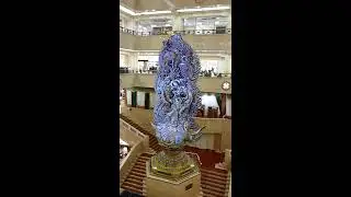 Projection mapping presentation of &lsquo;The Statue of Magokoro&rsquo; [RAW VIDEO]