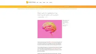 Autism News: Brain Activity Patterns and Girls with Autism