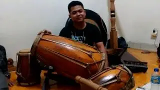 Indonesian traditional musical instrument 'Kendang'