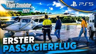 MICROSOFT FLIGHT SIMULATOR 2024 ✈️ PS5 | Karriere #03 - Mein ERSTER Flug mit GÄSTEN an Bord ❤️