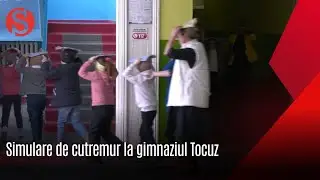 Simulare de cutremulr la Gimnaziul Tocuz. Ce facem în cazul dezastrelor naturale...