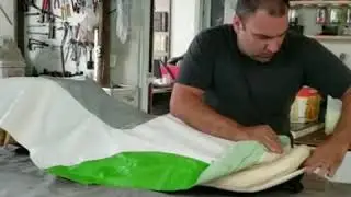 Banco Rasgou e fiz Troca capa banco jetski Sea doo GTI 130 e GTS Material Na&uacute;tico.