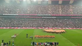 FAN-VIEW: JO'BURG: South African & Australia National Anthems | Springboks Vs Wallabies 2025
