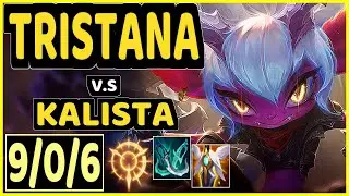 FORG1VEN (TRISTANA) vs KALISTA - 9/0/6 KDA BOTTOM ADC GAMEPLAY - EUW Ranked MASTER
