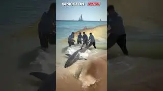 AMAZING! GIANT CATFISH SAVES SHARKS
