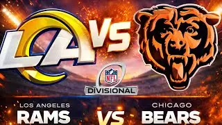 Los Angeles, Rams vs Chicago Bears nFC divisional  win or go home showdown ￼￼￼