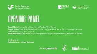 Opening Panel with G. Bast (Die Angewandte), I. Kurz (Warsaw) and W. Naturski (European Commission)