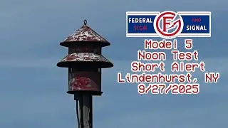 FS Model 5 - Noon Test - Short Alert - Lindenhurst, NY - 9/27/2025