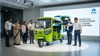 2026 Tata Electric Rickshaw Shocks India! 10-Seater, 600 KM Range 😱&rdquo;