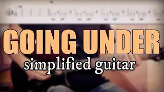 Going Under - Evanescence | Simplified Guitar cover with tabs #15