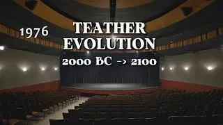 The Evolution the Theater from 2000 BC to 2100 (4K video)