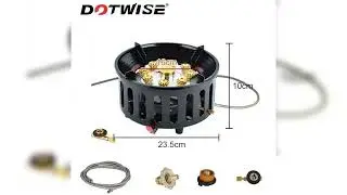 A must-have product!&nbsp;21000W 9-Core Camping Stove High-Power Gas Burner Strong Fire Power Portable