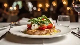 Cherry Tomato and Mozzarella Bruschetta