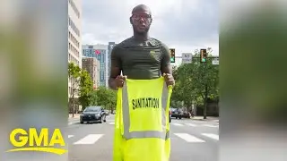Sanitation worker inspires community support with viral Instagram account